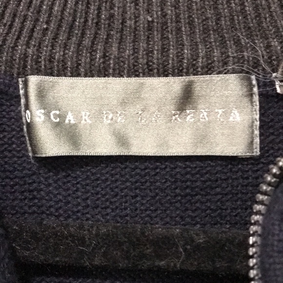 Men’s Oscar De LaRenta 3/4 Zip Sweater XL - Picture 3 of 6